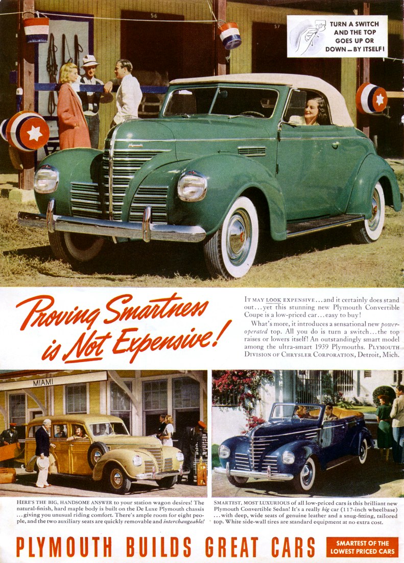 1939 American Auto Advertising